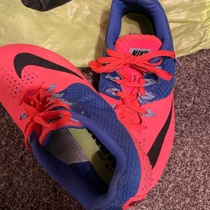 Girls Nike Track Spikes for sprinting. Size 8 W